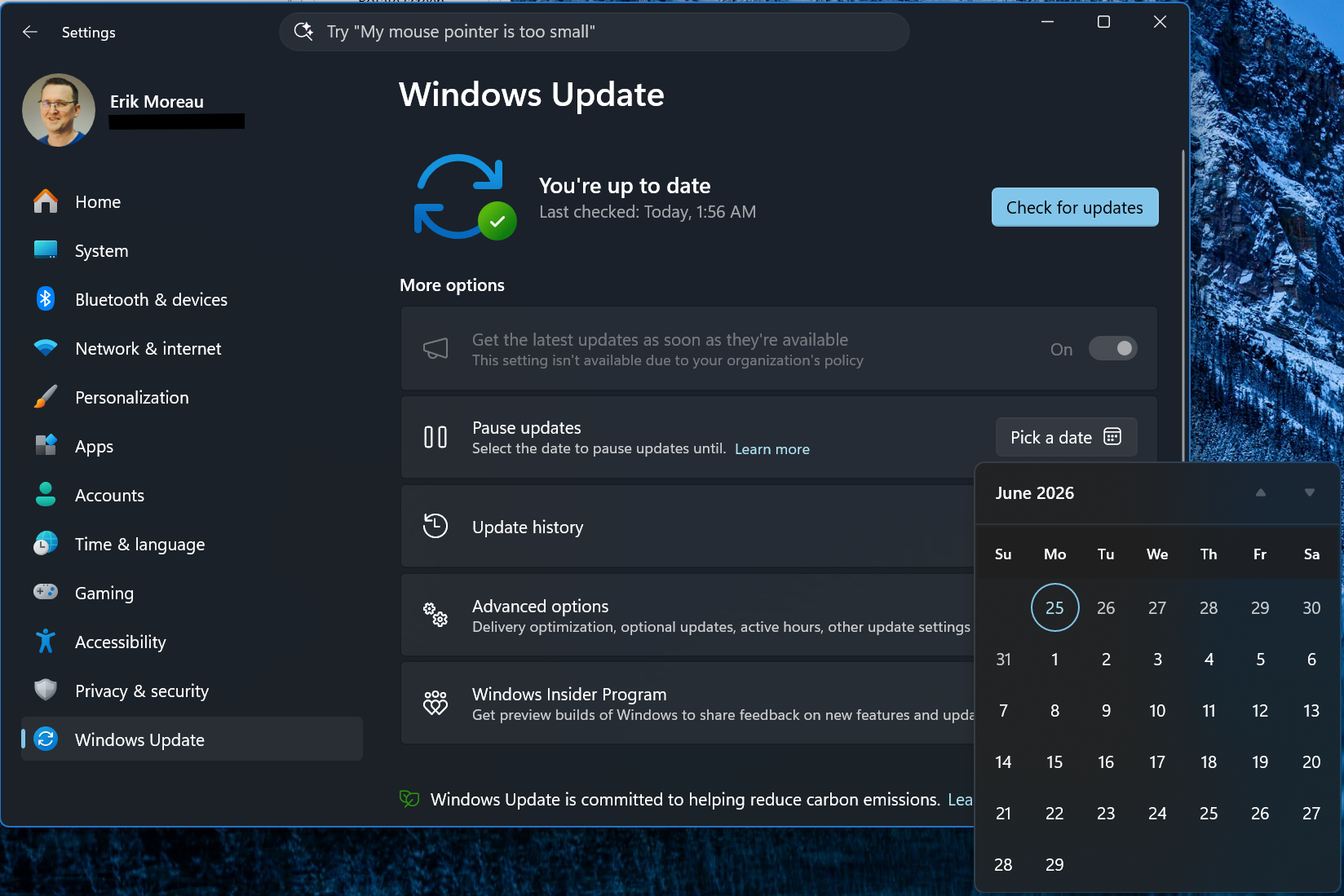 Windows 11 Insider Experimental Preview Build 26300.8497 – TechNine